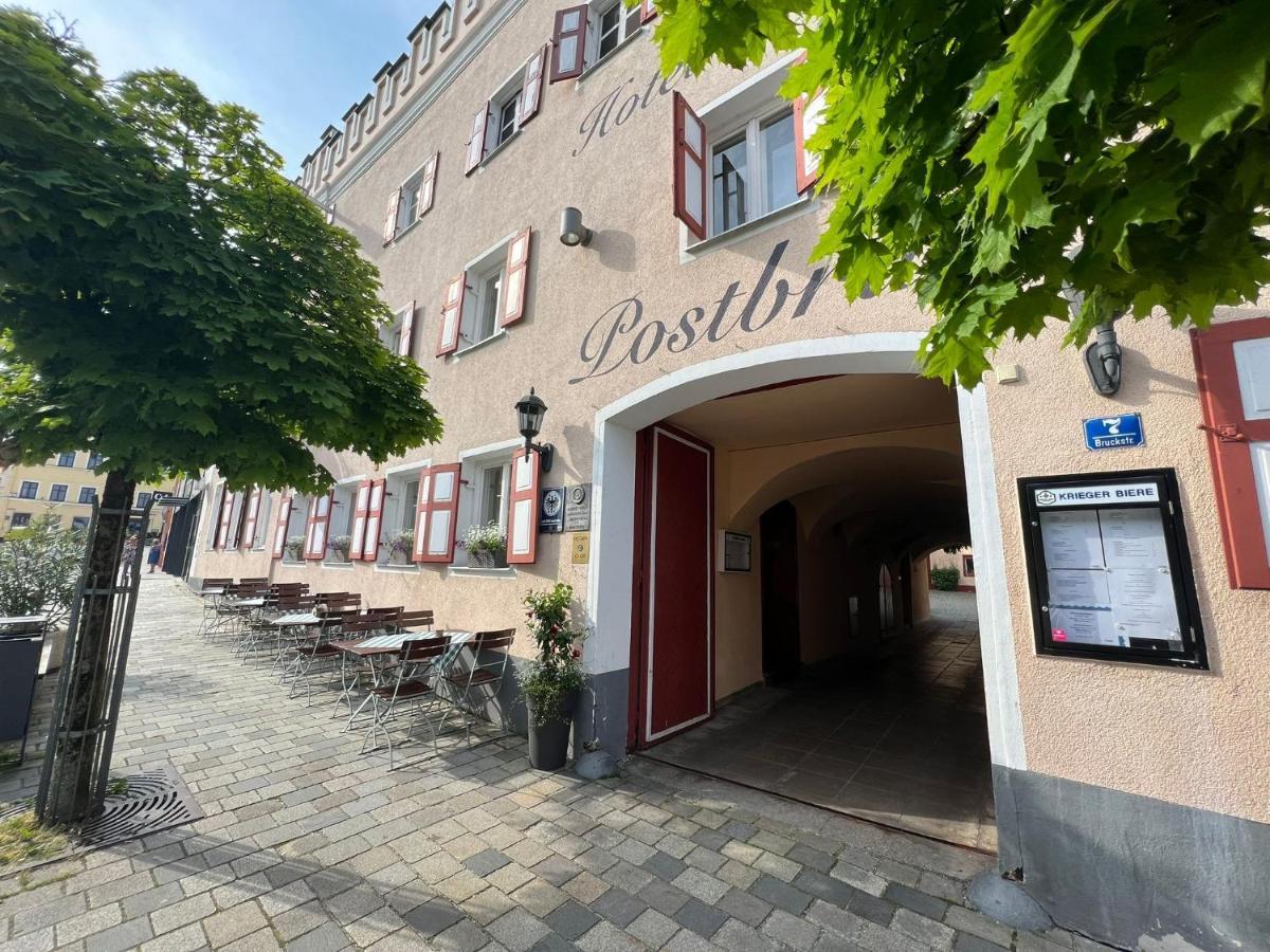 Hotel-Gasthof Postbraeu Dingolfing Exterior photo
